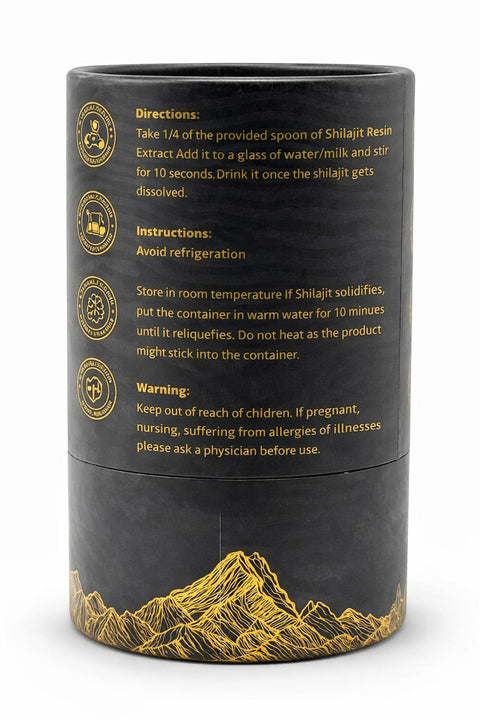 Premium Himalayan Shilajit Resin | Pure Shilajit for Energy, Stamina & Vitality