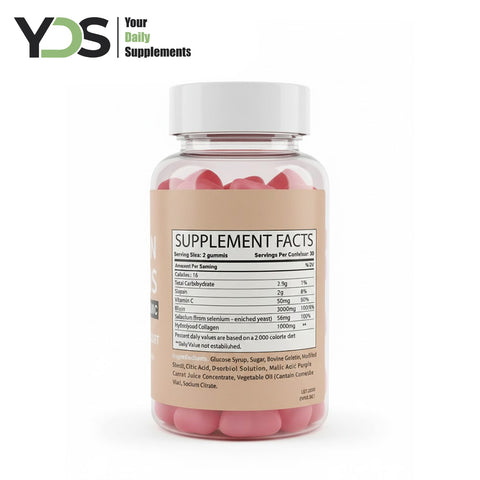 Collagen Gummies | Hair, Skin & Nail Support with Biotin + Vitamin C