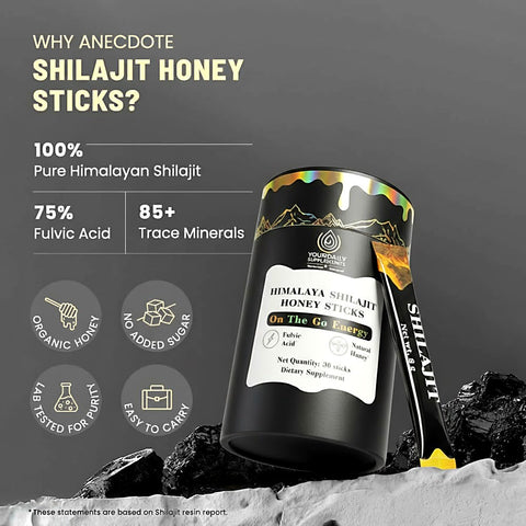 Himalayan Shilajit Honey Sticks