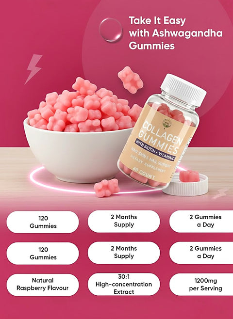 Collagen Gummies | Hair, Skin & Nail Support with Biotin + Vitamin C