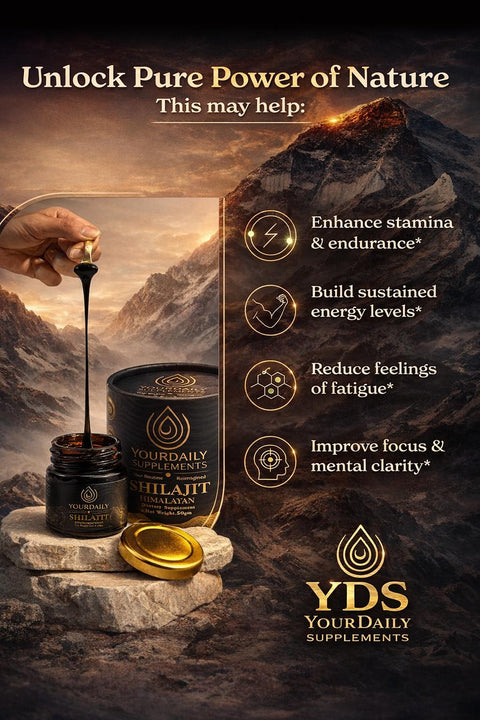 Premium Himalayan Shilajit Resin | Pure Shilajit for Energy, Stamina & Vitality